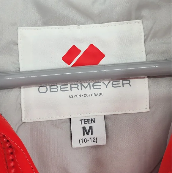 Obermeyer NWT Rylee Jacket Aurora Rose Girl's Medium 10-12 - Picture 4 of 9